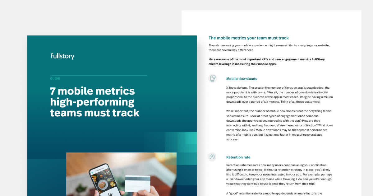 The 7 mobile metrics high-performing teams must track