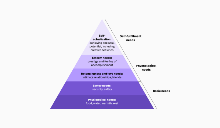 Maslows hierarchy of needs