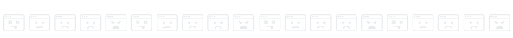 User frustration icons